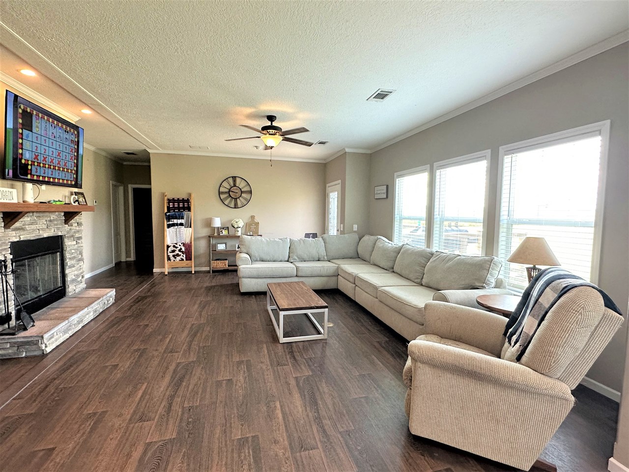 large open living room