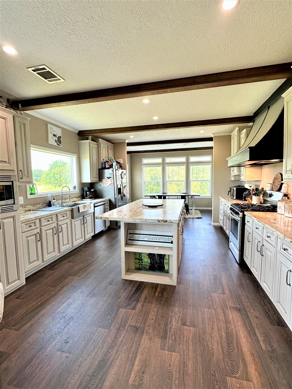 large open kitchen